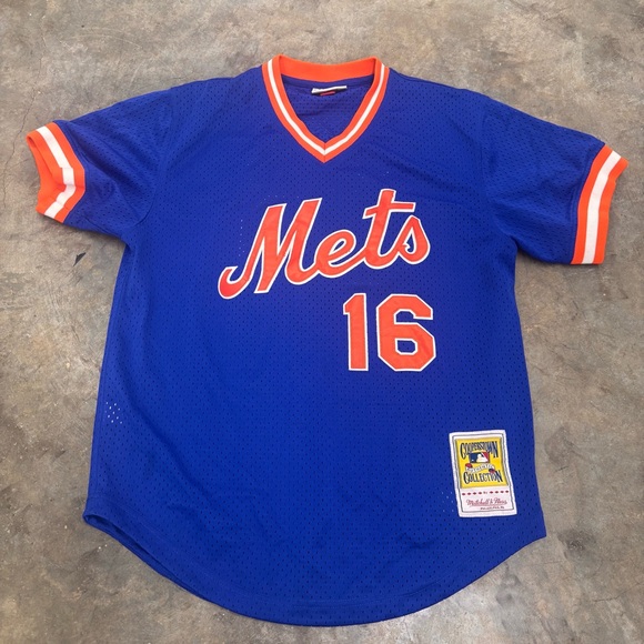 Mitchell & Ness New York Mets Dwight Gooden 16 Authentic Cooperstown Blue Mens M - Picture 1 of 8
